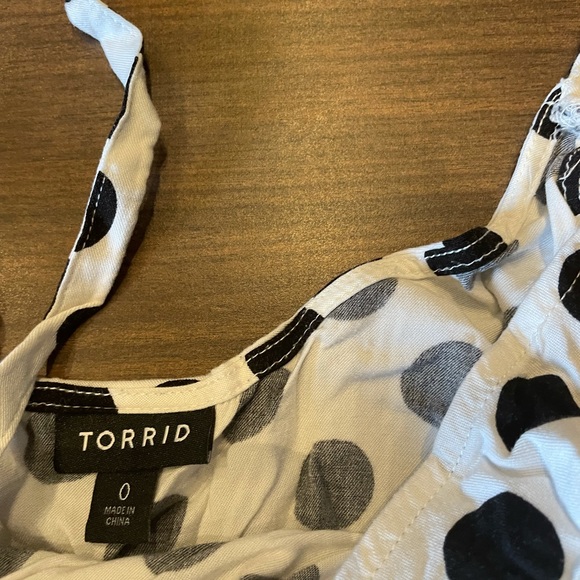 Torrid sz 0 polka dot tank - Picture 6 of 9